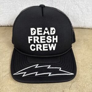 Dead Fresh Crew Black Trucker Hat Unisex